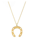 Collar Herradura Plata - Oro 18K